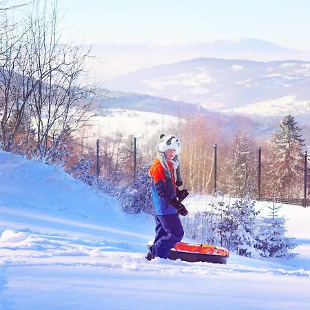 U Pana Boga Za Piecem - W Gorach, Sauna, Beskidy, Koszarawa 度假居