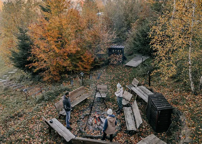 U Pana Boga Za Piecem - W Gorach, Sauna, Beskidy, Koszarawa קורבילו