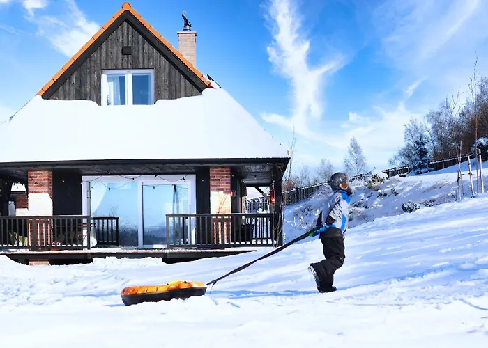 U Pana Boga Za Piecem - W Gorach, Sauna, Beskidy, Koszarawa Feriehus Korbielów