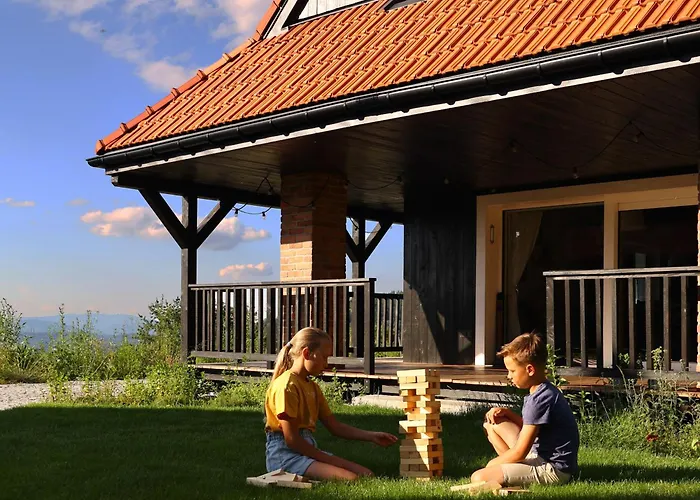 בית נופש U Pana Boga Za Piecem - W Gorach, Sauna, Beskidy, Koszarawa קורבילו